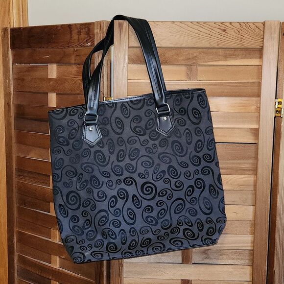 NWOT Retro Moda Design Black Shoulder/Travel Bag - Picture 2 of 8